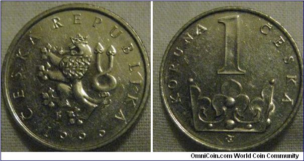 1 krona EF condition, shiny metal used so hard to determine lustre, but detail is sharp and cinrculation signs are there.