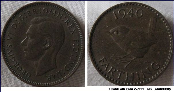 another gorgeous chocolate toned farthing, some faint lustre