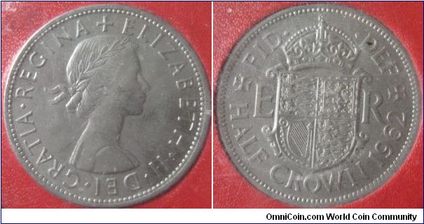 1962 halfcrown, EF grade probably full lustre but doesnt seem to be full brightness