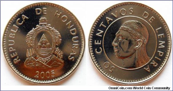 50 centavos.
2005
