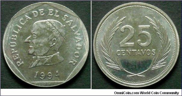 25 centavos.
1994