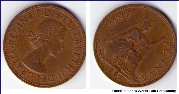 One Penny,
Elizabeth II