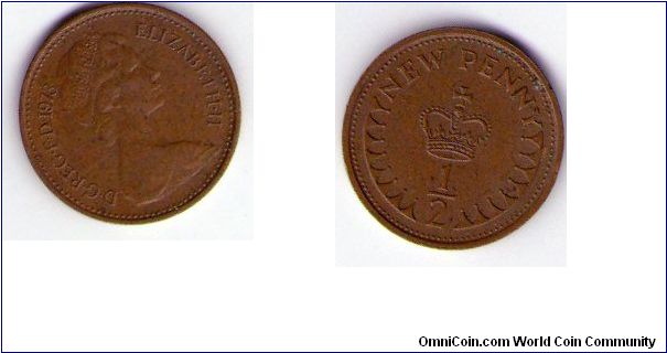 Half Penny
Elizabeth II
