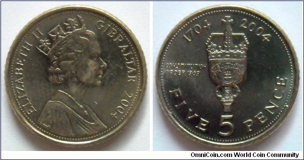 5 pence.
2004, Constitution Order