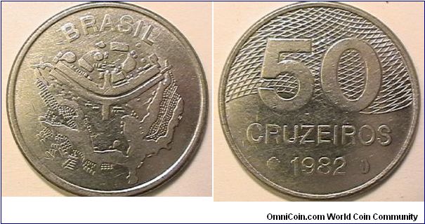 50 Cruzeoros, Stainless steel