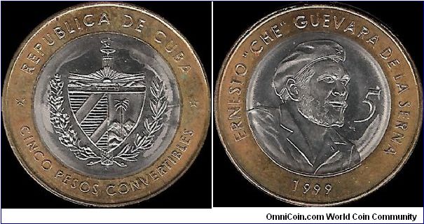 5 Convertible Pesos 1999