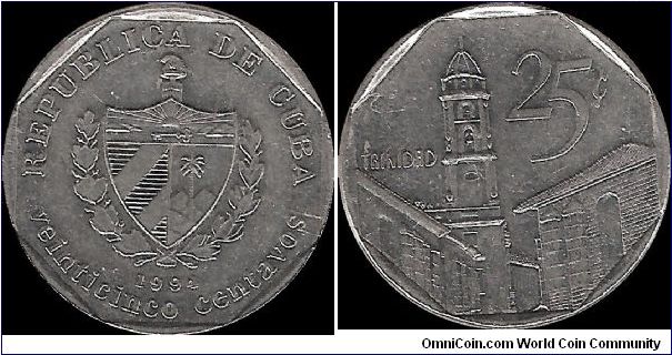 25 Convertible Centavos 1994