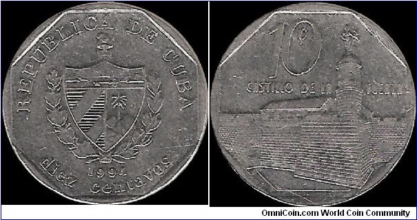 10 Convertible Centavos 1994