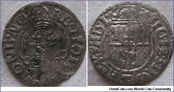 great grade sigismund III coin from the polish+lithuanian comonwealth