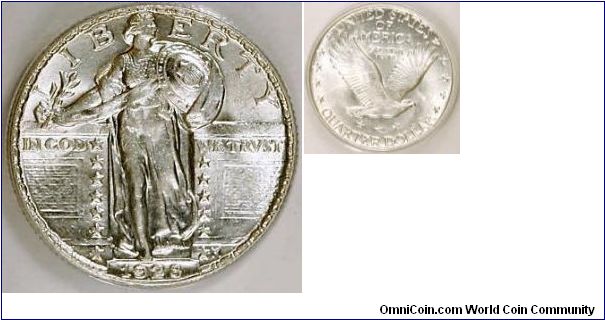 Standing Liberty Quarter 1928P