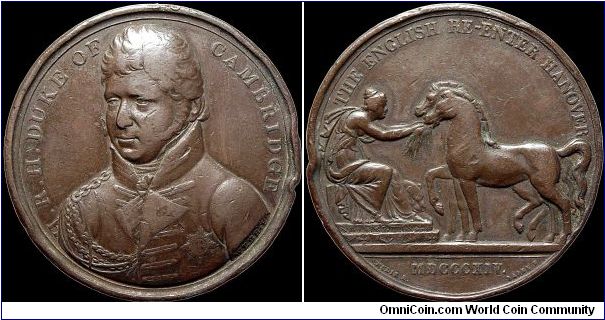 The Duke of Cambridge, Great Britain.

Also known as The English Re-enter Hanover. One of three I've collected over the years.                                                                                                                                                                                                                                                                                                                                                                                    