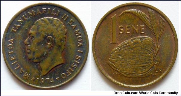 1 sene.
1974, Western Samoa