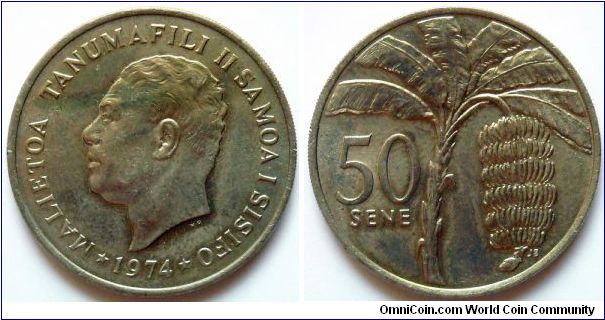 50 sene.
1974, Western Samoa