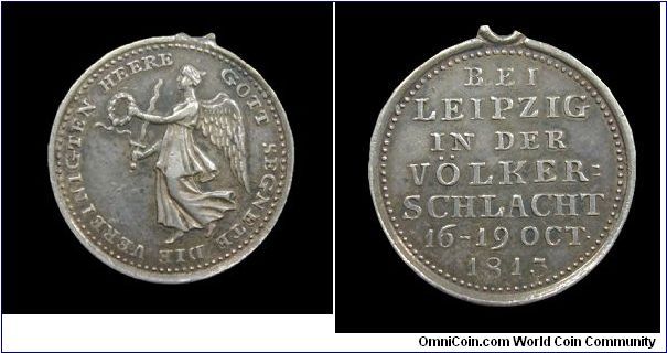 Battle of Leipzig - Silver medal - mm. 15