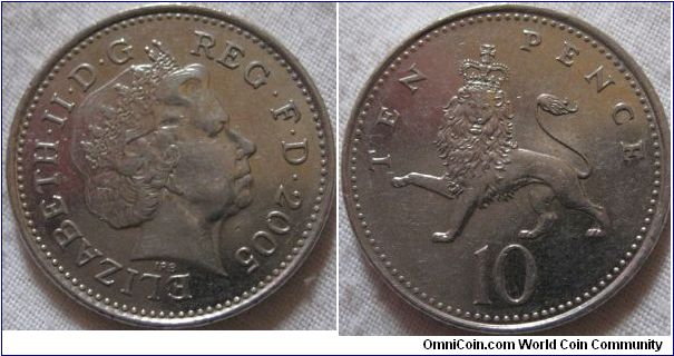 2005 between type 10p (1 points between the beads)