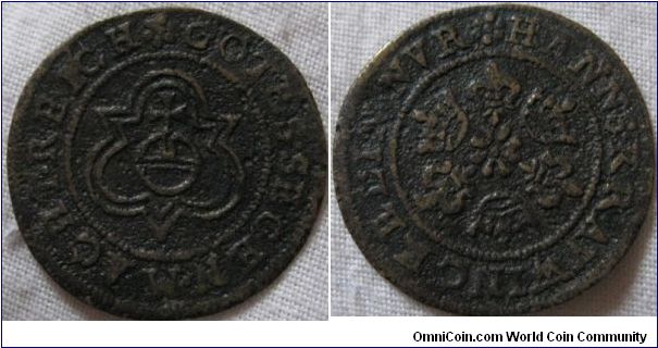 Nuremberg Jeton of Hans Krauwinkel II made between 1586 and 1635