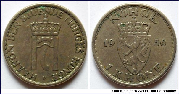1 krone.
1956