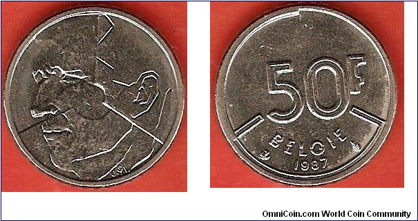 50 francs
King Baudouin
Dutch legends
nickel
designer: J.P. Laenen