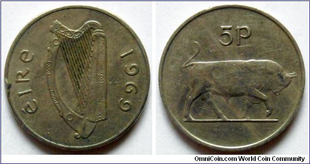 5 pence.
1969