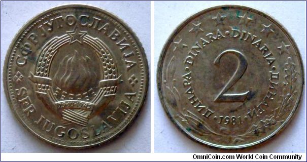 2 dinara.
1981