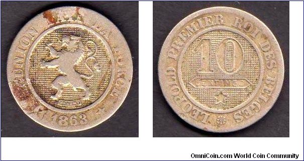 10 Centimes

km# 22
===================
1861-1864
===================