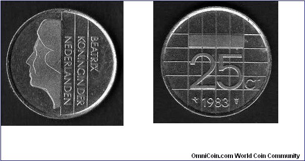 25 Cents

km# 204
===================
1982-2001
===================