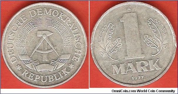 German Democratic Republic
1 mark
aluminum