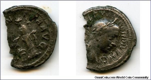 222-235Ad 
Severus Alexander 
AR denarius
IMP C M AVR SEV ALEXAND AVG, laureate draped bust right
ANNONA AVG, Annona standing left with corn-ears & cornucopiae, modius at foot