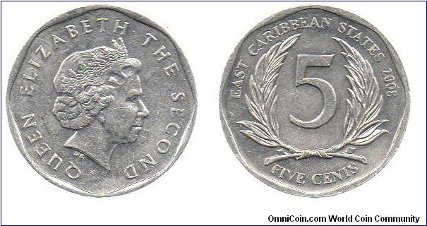 2008 5 cents