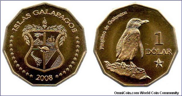 Galapagos Islands 2008 1 Dolar
