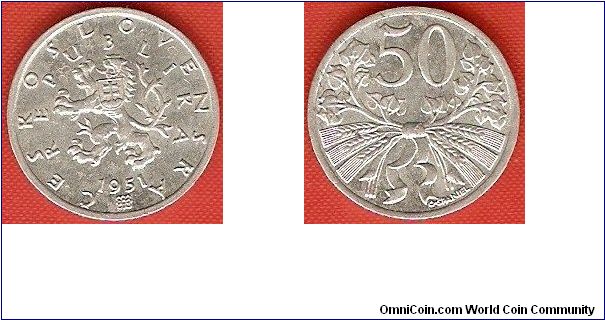 Republic of Czechoslovakia
50 haleru
aluminum