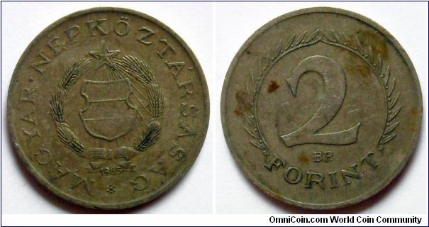2 forint.
1965