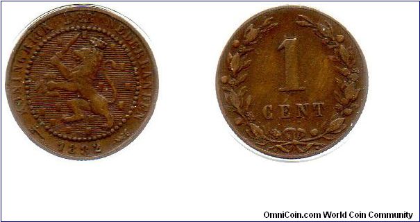 1882 1 cent