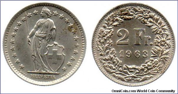 1963 2 Francs