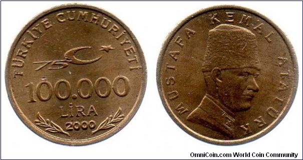 2000 100,000 Lira