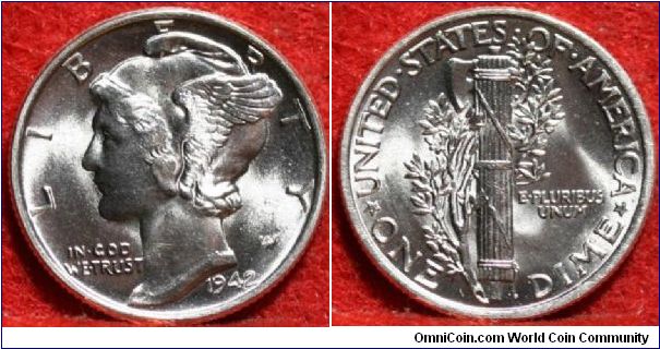 Mercury Dime.