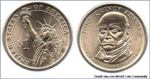 2008 John Quincy Adams Dollar