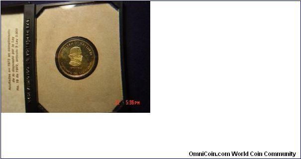 COLOMBIA 
2000 PESOS 1973
.900 GOLD