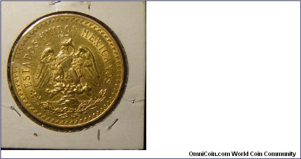 MEXICO 50 Pesos 1947
37.5 GRAMS 
GOLD COIN