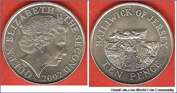 10 pence
La Houque Bie, Faldouet, St. Martin
ElizaBeth II by Ian Rank-Broadley
copper-nickel