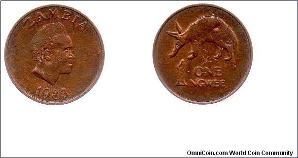 1983 1 Ngwee