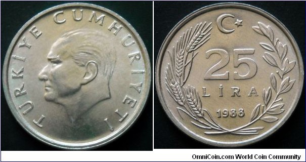 25 lira.
1988