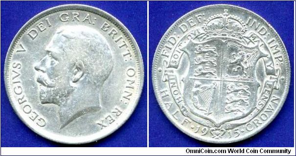 Half Crown.
George V (1910-1936).
Mintage 32,433,000 units.


Ag925f. 14,14gr.