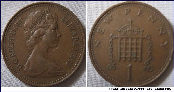 1971 penny VF grade, far better then circulation grade