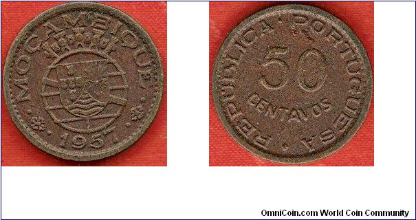 Portuguese Colony
50 centavos
bronze
