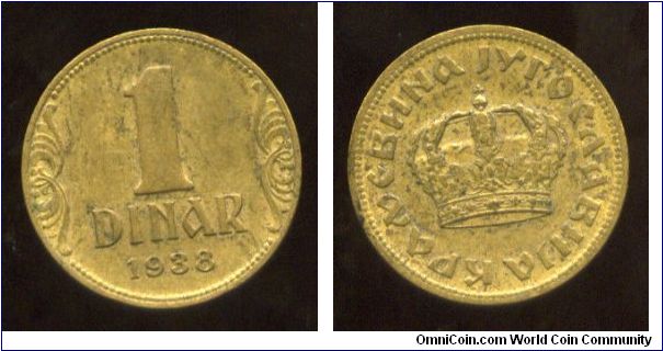 1 Dinar
Aluminium/bronze
Value & date
Crown