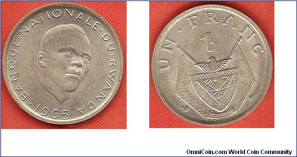 1 franc
copper-nickel
Brussels Mint