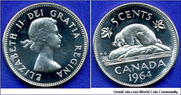 5 cents.
Elizabeth II.


Cu-Ni.