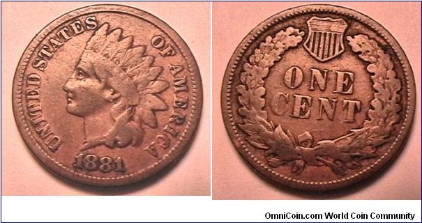 Indian Head Cent, Bronze, G-6