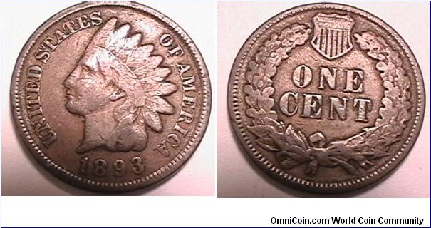 Indian Head Cent, Bronze, G-6